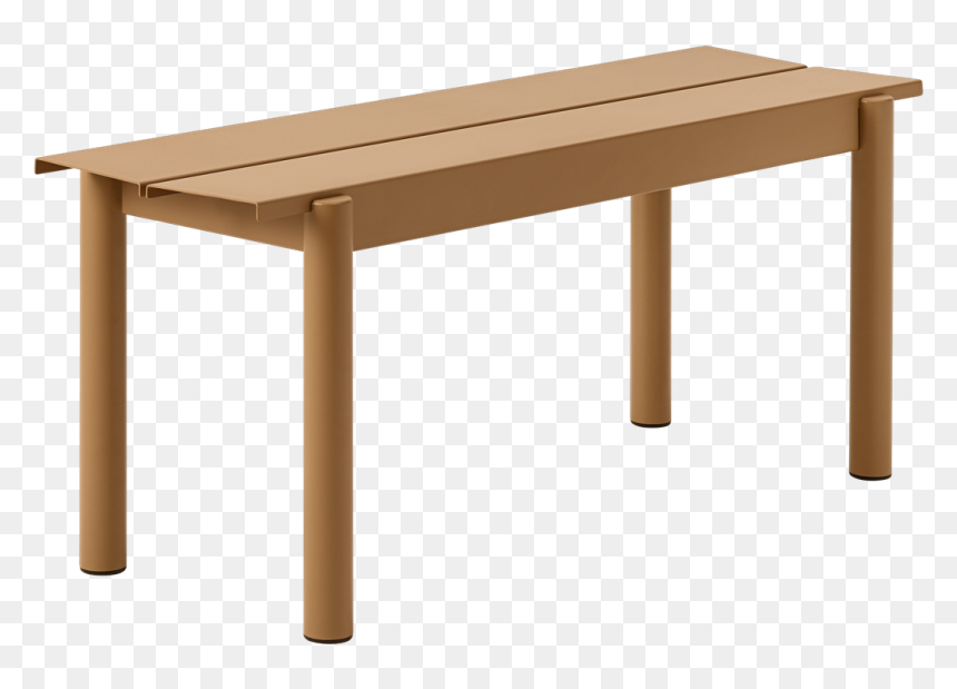 30935 Linear Bench Burnt Orange 110cm 433 1545224337 - Bench Images Black And White, HD Png Download - modern bench png