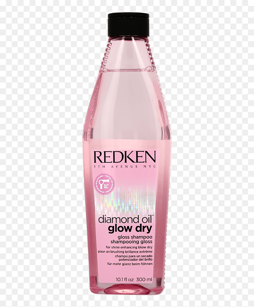 Redken Diamond Oil Glow Dry Shampoo 300ml - Bottle, HD Png Download - diamond shine png