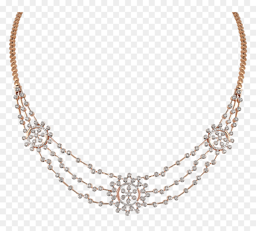 Buy Orra Diamond Necklace For Online Best Necklaces - Orra Diamond Necklace Designs, HD Png Download - necklaces png