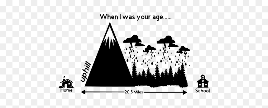 Triangle, HD Png Download - woods silhouette png