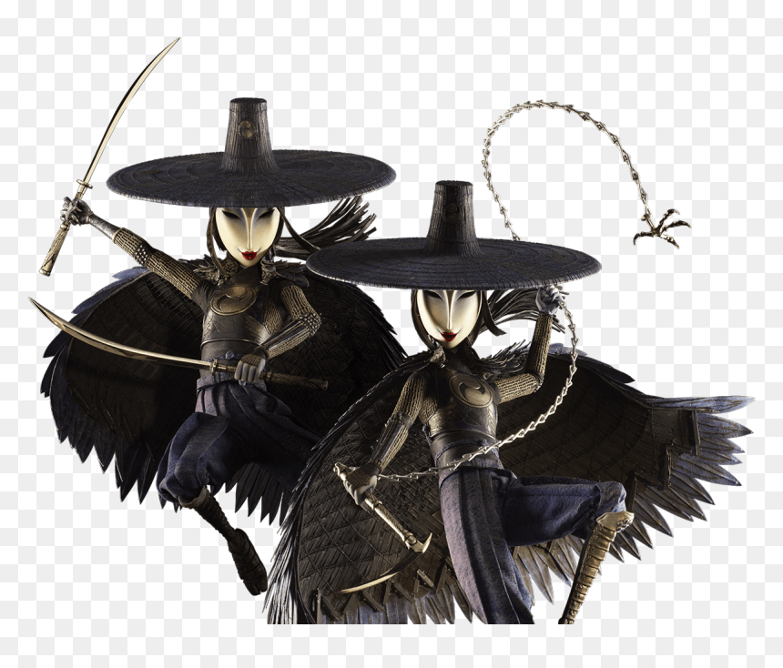 The Sisters Kubo And The Two Strings - Kubo And The Two Strings The Sisters, HD Png Download - strings png