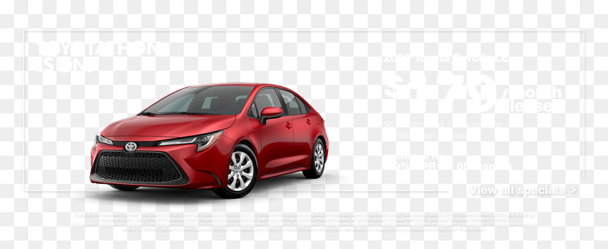 2020 Toyota Corolla Le - 2020 Corolla Hybrid Png, Transparent Png - corolla png