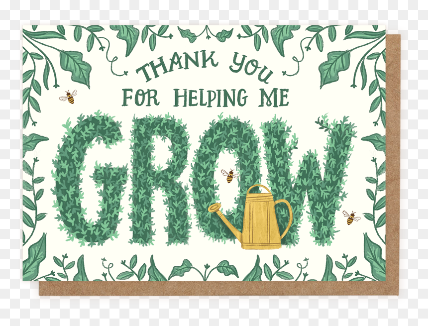 Grow - Christmas Card, HD Png Download - grow png