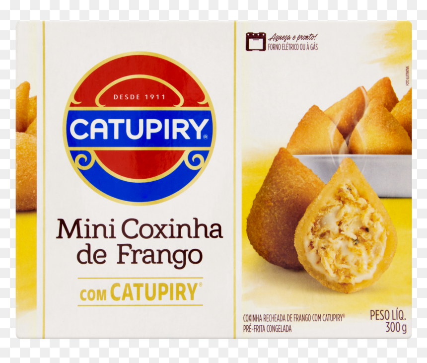 Pão De Queijo Catupiry, HD Png Download - coxinha png