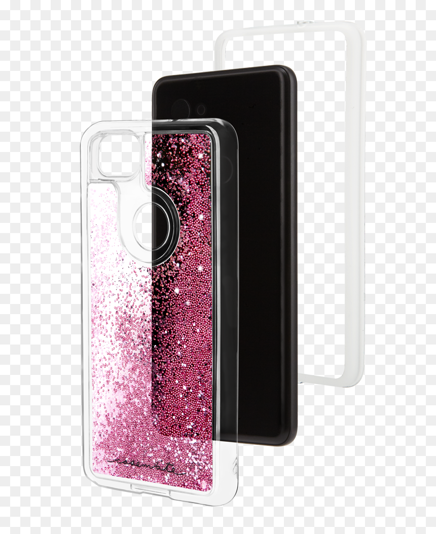 Cmi Google Pixel 2 Waterfall Rosegold Cm036592 4 - Mobile Phone Case, HD Png Download - rose gold glitter png