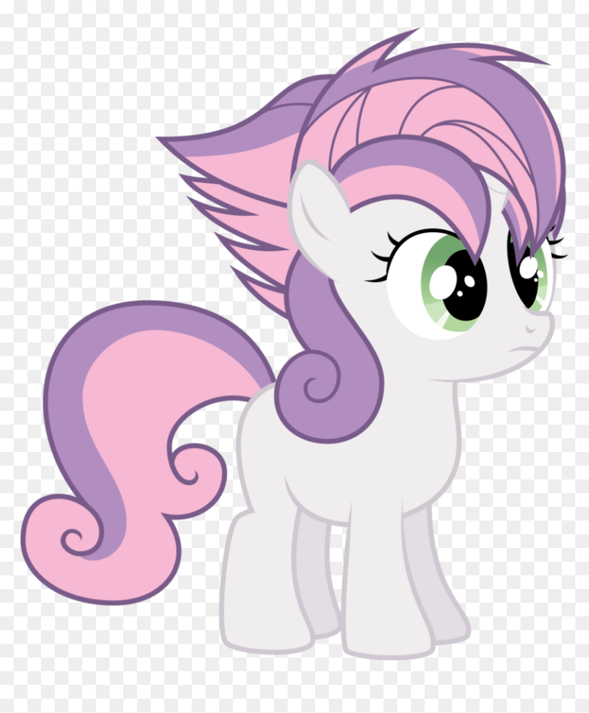 Twilight Sparkle Pony Mane Pink Purple Mammal Cartoon - My Little Pony Sweetie Belle, HD Png Download - cartoon horse png