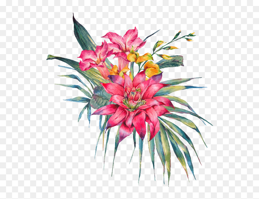 Flower Corner Png - Transparent Flower Corner Clipart, Png Download - flower corner png