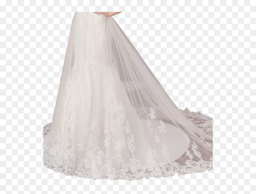 Transparent Wedding Lace Png - Gown, Png Download - wedding lace png