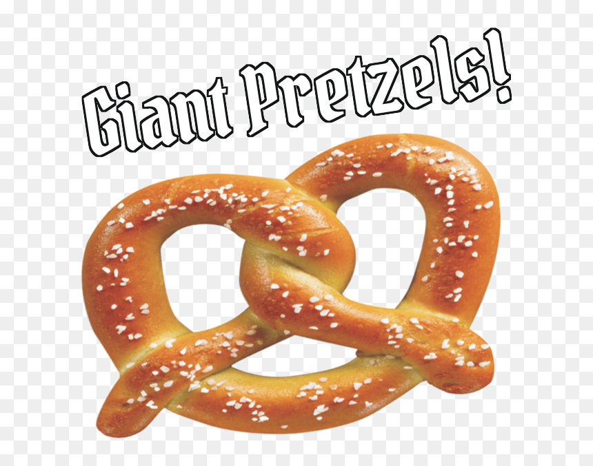 Pretzel And Text No Shadow - Pretzel, HD Png Download - pretzels png