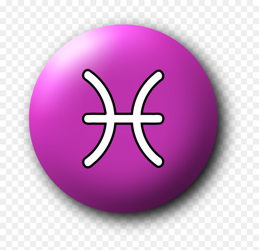 Purple,symbol,cross - Pisces, HD Png Download - purple cross png