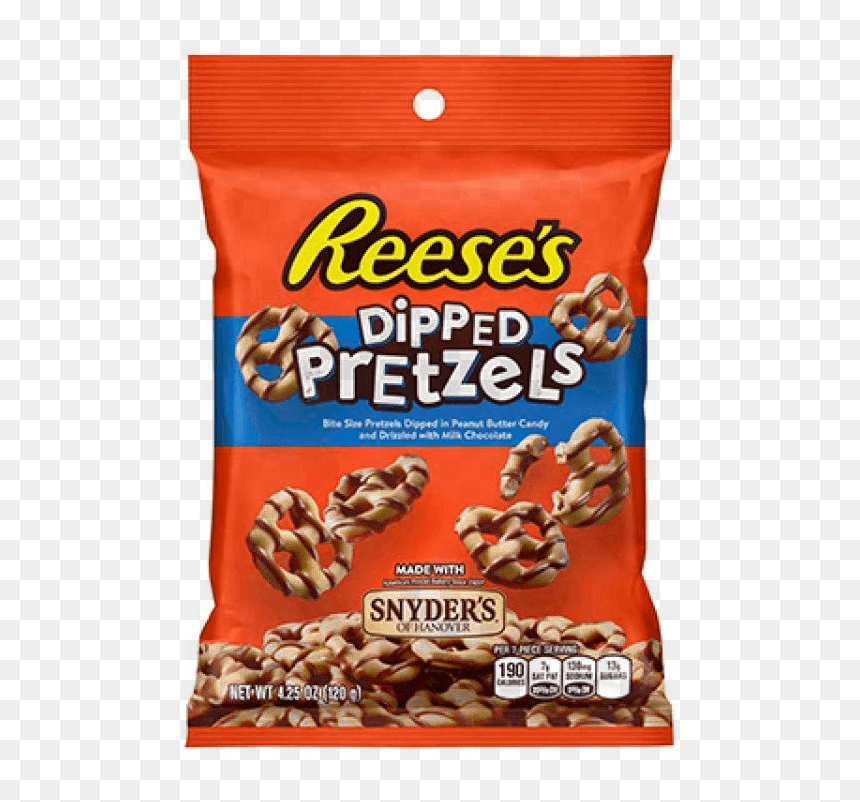 Reeses Chocolate Covered Pretzels, HD Png Download - pretzels png