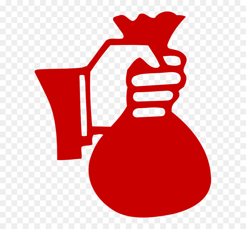 Red Money Bag Png Clipart , Png Download - La Corrupcion Png, Transparent Png - money png clipart