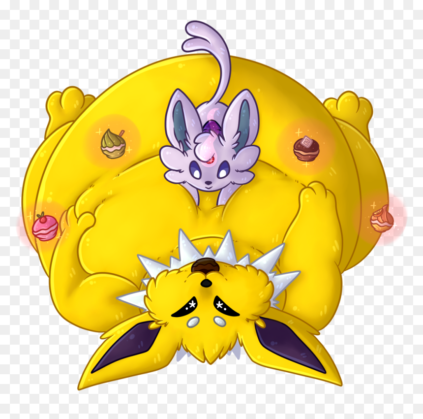 Transparent Stuffing Png - Jolteon X Umbreon Lemon, Png Download - stuffing png