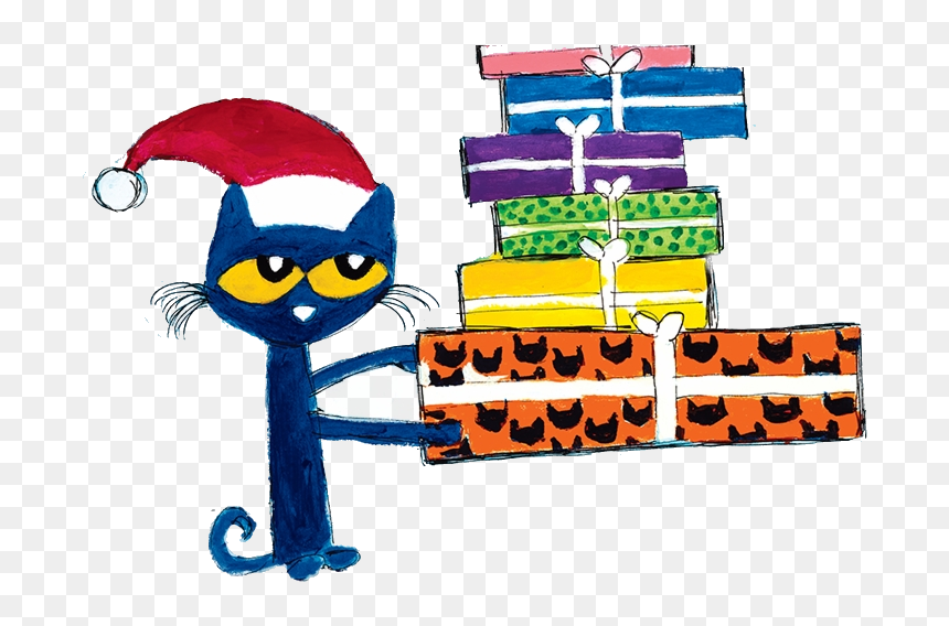 Pete The Cat Take Turns Clipart Christmas Hd Transparent - Clipart Pete The Cat, HD Png Download - christmas cat png