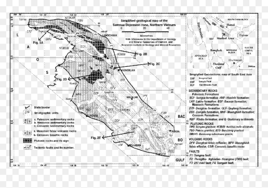 Fault Zone Of Vietnam, HD Png Download - vietnam map png