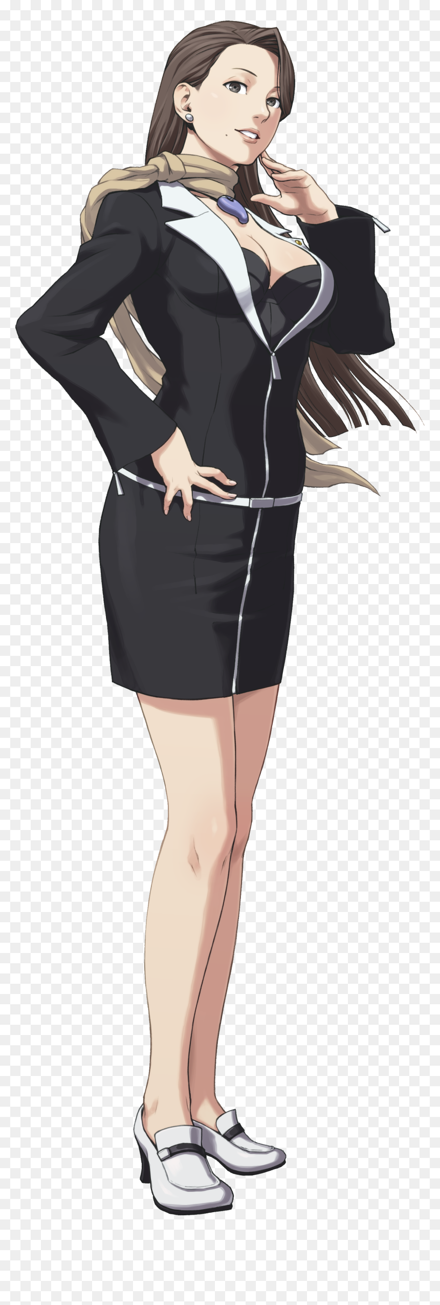 Ace Attorney Wiki - Diego Armando X Mia Fey, HD Png Download - mia png