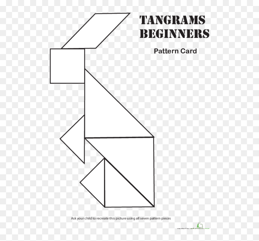 An Ancient Chinese Puzzle - Triangle, HD Png Download - puzzle template png