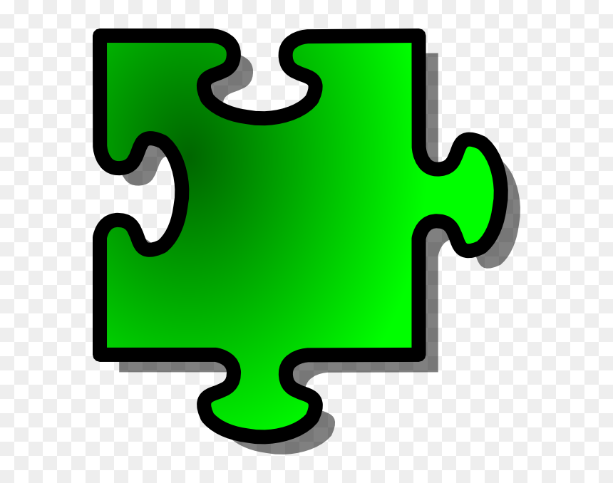 Clip Art Jigsaw Piece, HD Png Download - puzzle template png