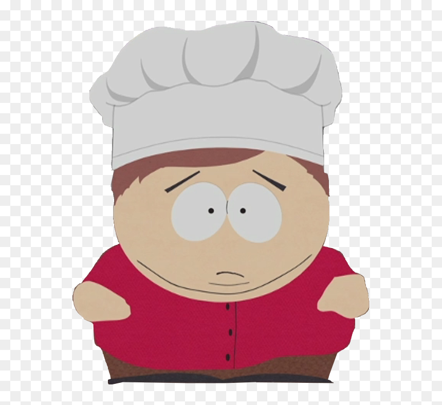 Transparent Chef Cap Clipart - Cartman South Park Transparent, HD Png Download - chef hat clipart png