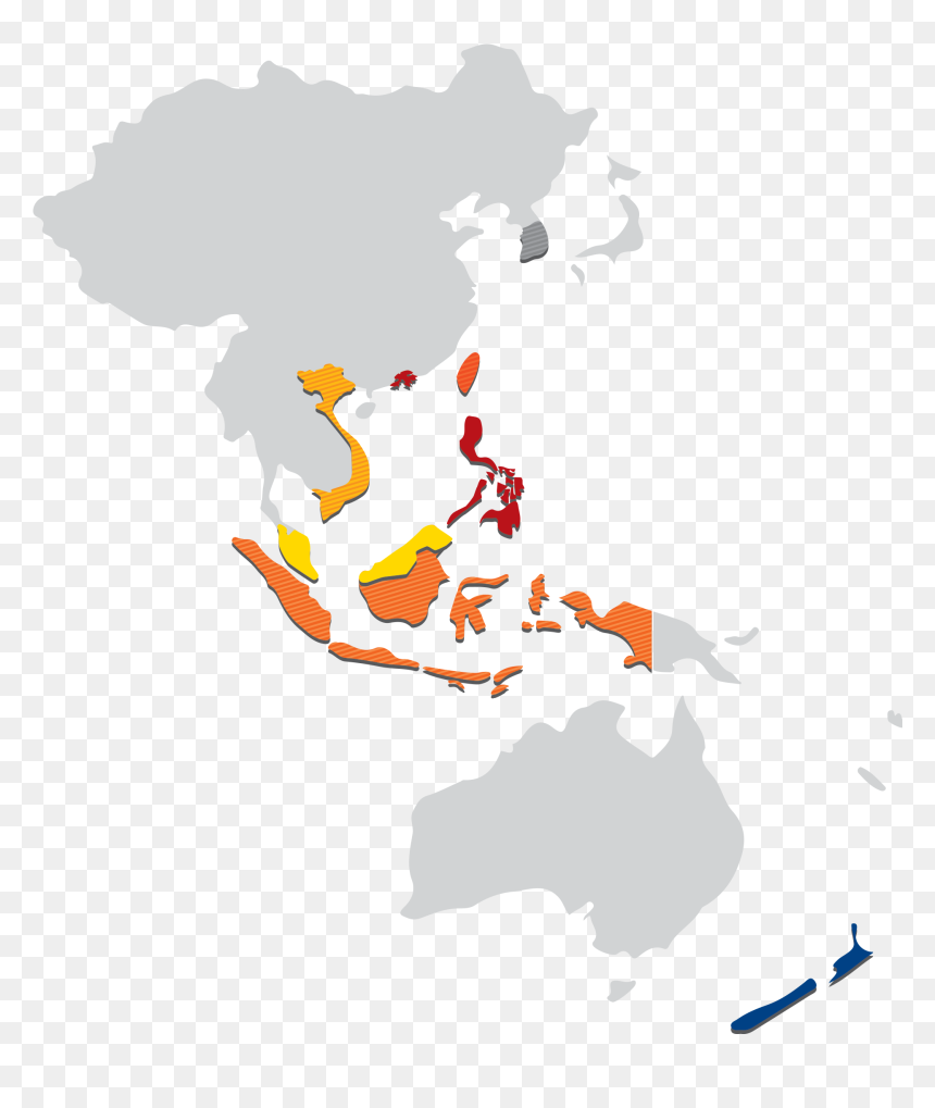 Transparent Vietnam Map Clipart - Southeast Asia Highlighted On Map, HD Png Download - vietnam map png