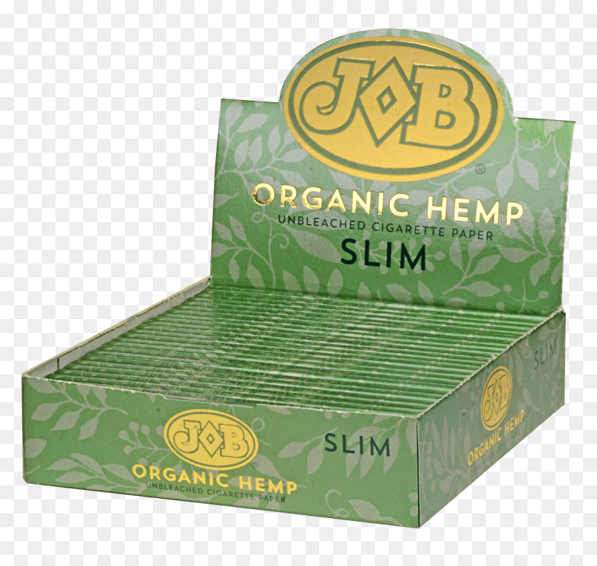 Transparent Cigarette Paper - Job Organic Hemp Papers, HD Png Download - cigarette box png