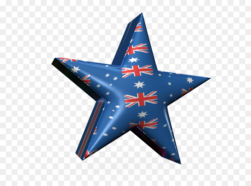 3d Plastic Australian Star - Fruit, HD Png Download - star png images