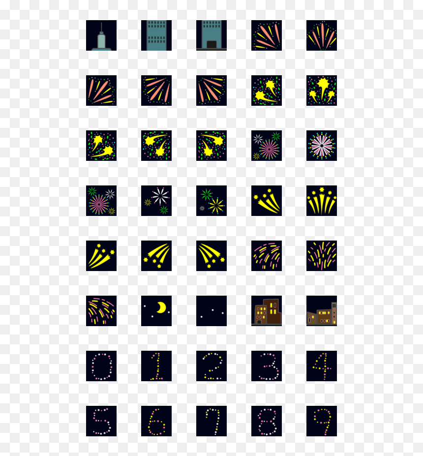 Skocreme Farver, HD Png Download - new year fireworks png