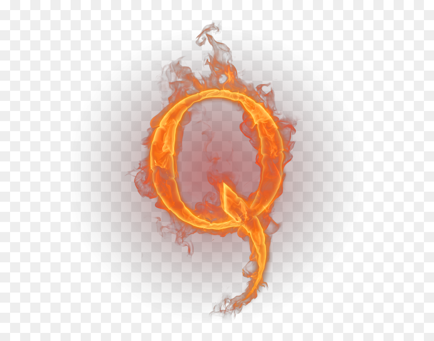 Transparent Fire Letters Png - Fire Letter Q Png, Png Download - fire letters png
