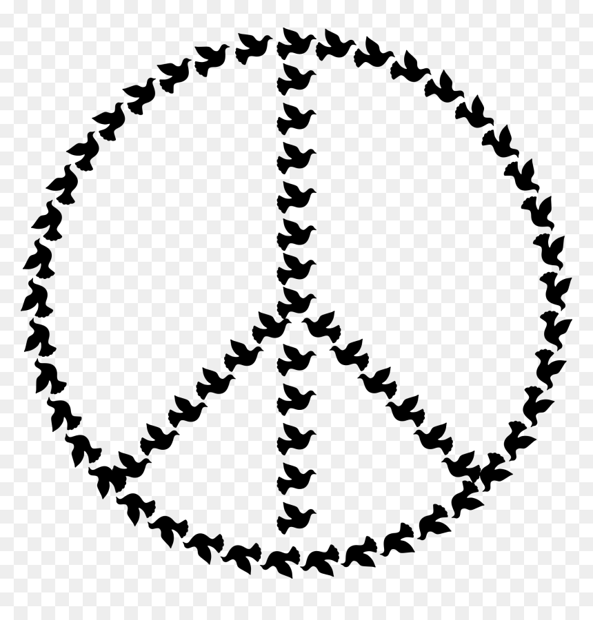 Peace Dove Sign Symbol Bird Png Image - Simbolo De La Paz Con Palomas, Transparent Png - dove bird png