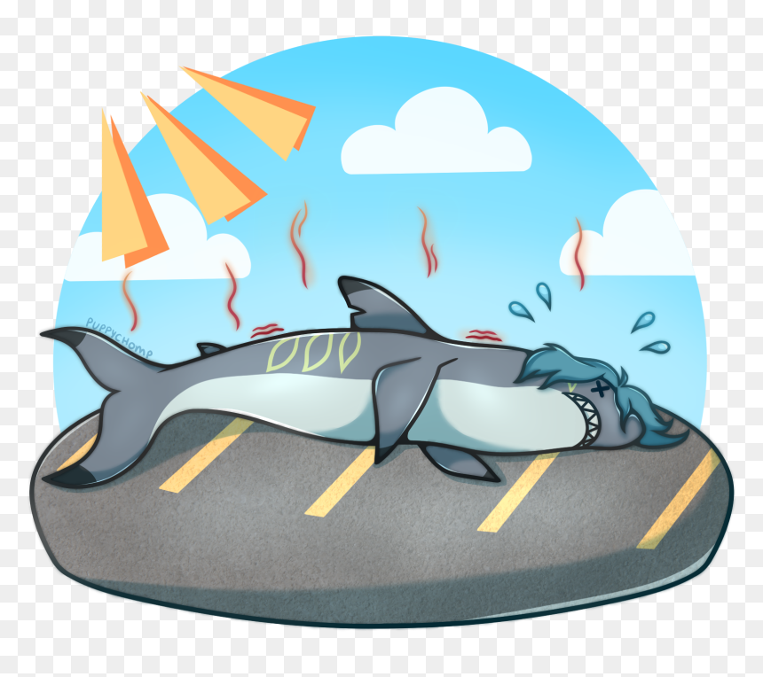 Great White Shark, HD Png Download - shark bite png