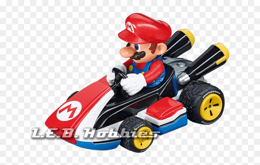 Carrera Go Mario Kart Auto, HD Png Download - mario cart png