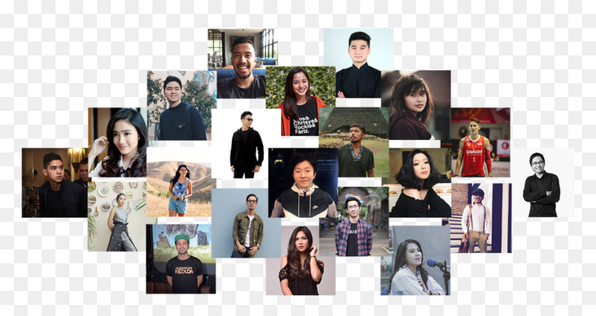 Kol - Collage, HD Png Download - asian people png
