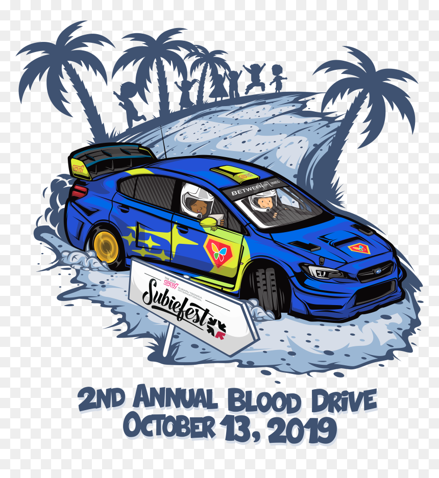 World Rally Car, HD Png Download - blood drive png