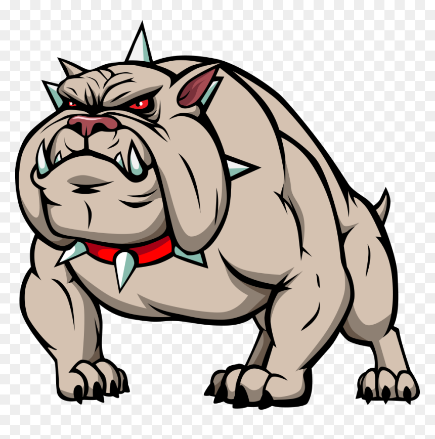 Bulldog Cartoon Clip Art - Bulldog Cartoon Png, Transparent Png - dog png cartoon