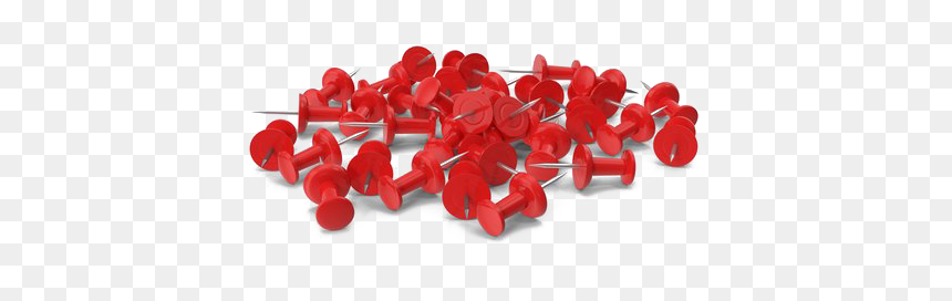 Drawing Pin Png Free Image - Bead, Transparent Png - red pin png