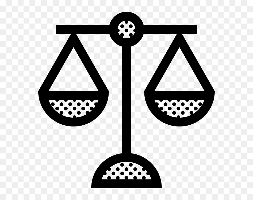 Transparent Justice Scales Png - Law Scale Icon, Png Download - scale of justice png