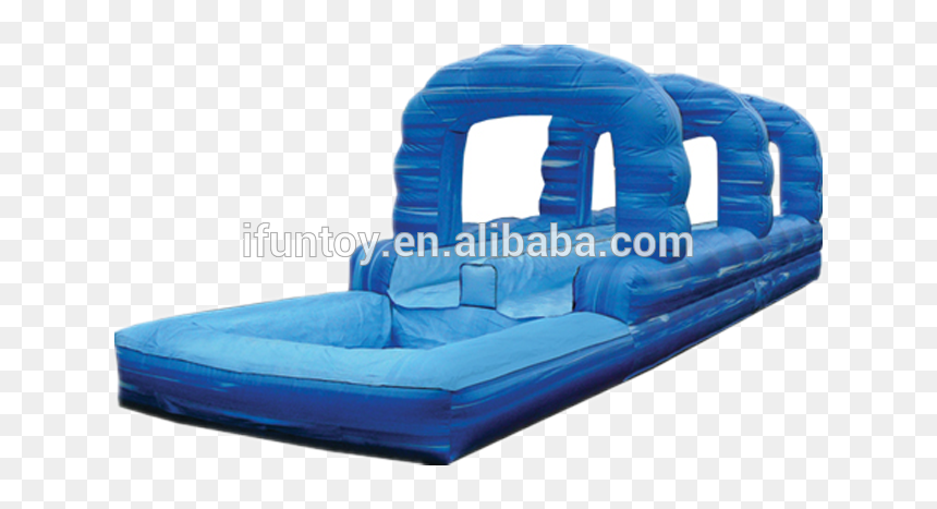 High Quality Aqua Tunnel Inflatable Water Slides/cheap - Tapis De Glisse Geant, HD Png Download - waterslide png
