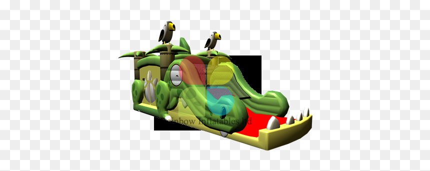 Cartoon Inflatable Water Slides Commercial Inflatable - Cartoon, HD Png Download - waterslide png