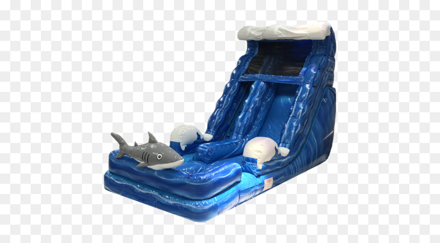Shark Water Slide 18" - Inflatable, HD Png Download - waterslide png