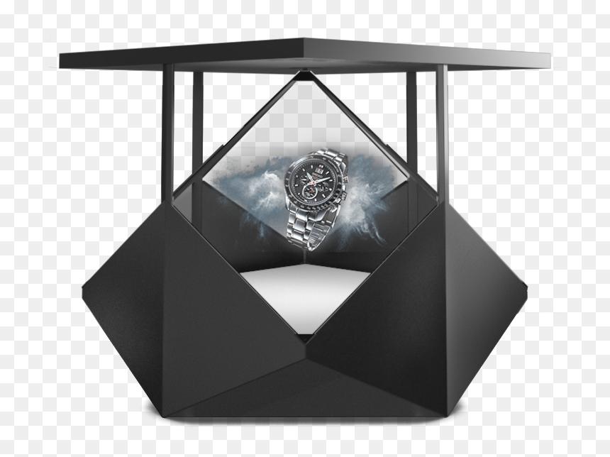Hologram Display Dreamoc Diamond With Wristband Watch - Diamond Hologram, HD Png Download - 3d diamond png