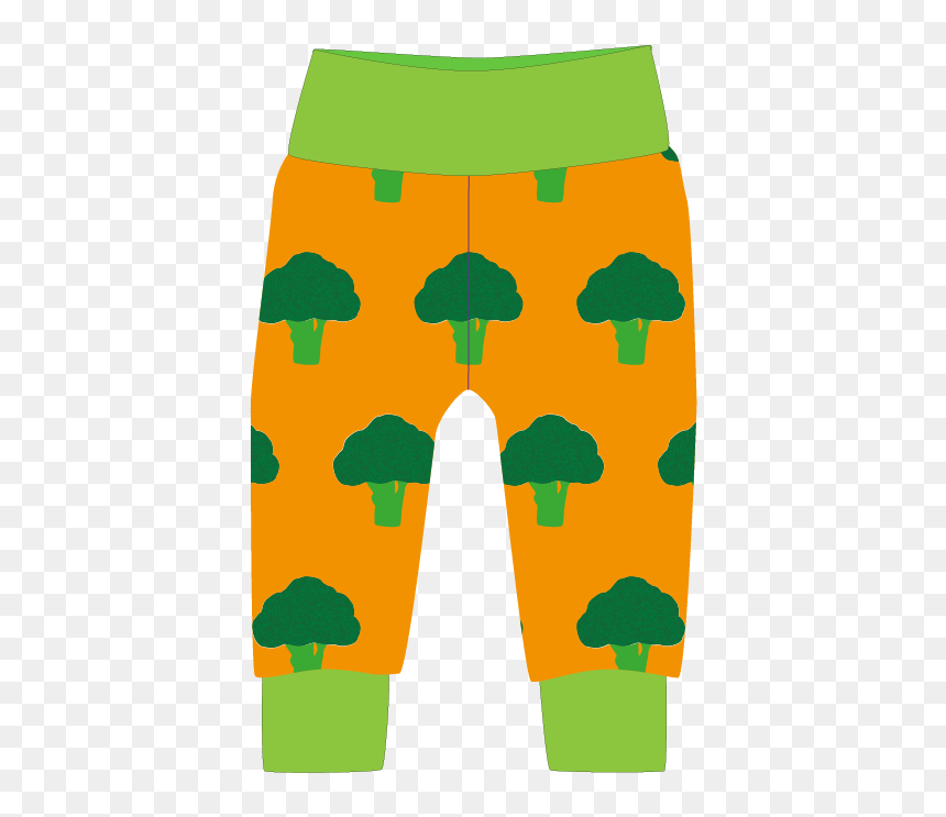 Pikolo - Cuff Trousers - Brocolli - Board Short, HD Png Download - brocolli png