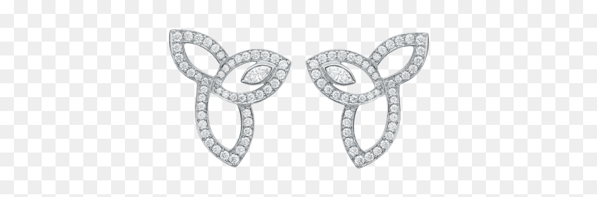 Harry Winston Lily Cluster Earrings, HD Png Download - diamon png