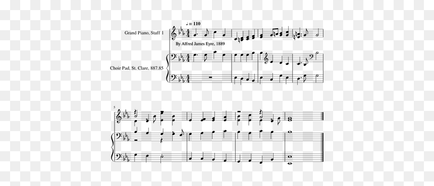 Sheet Music, HD Png Download - night clouds png