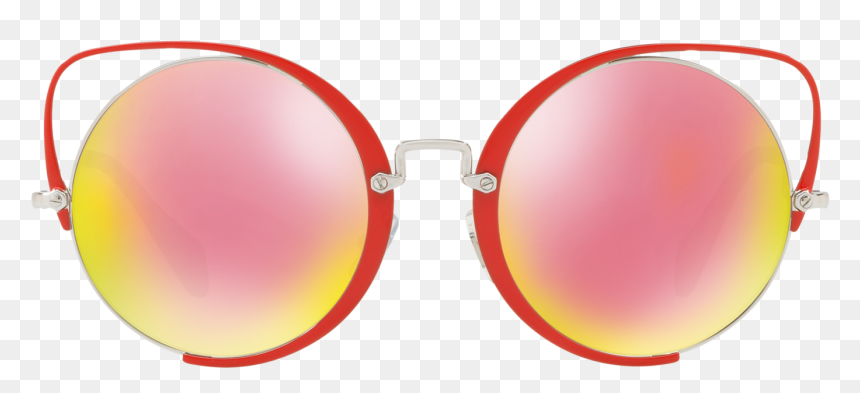 Transparent Pink Sunglasses Png - Circle, Png Download - pink sunglasses png