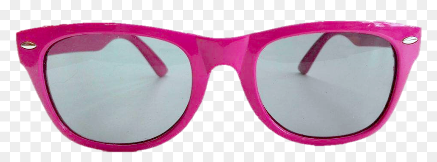 Bril-recht - Glasses, HD Png Download - pink sunglasses png