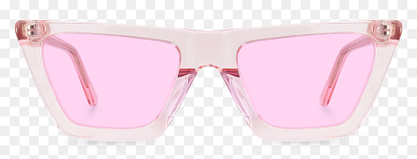 Plastic, HD Png Download - pink sunglasses png