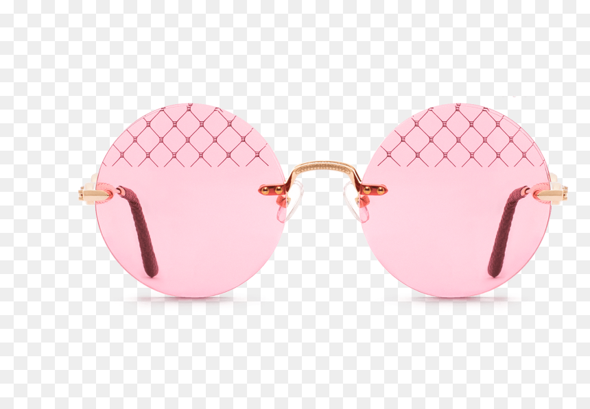 Sunglasses - Circle, HD Png Download - pink sunglasses png