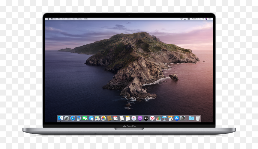 A 16-inch Macbook Pro Computer - Macbook Catalina, HD Png Download - macbook screen png