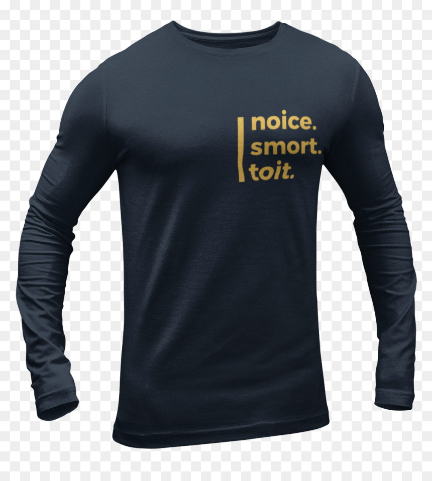 Long-sleeved T-shirt, HD Png Download - noice png