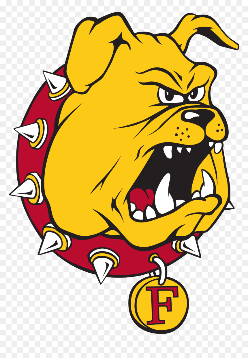 Ferris State University Bulldog, HD Png Download - bulldog face png